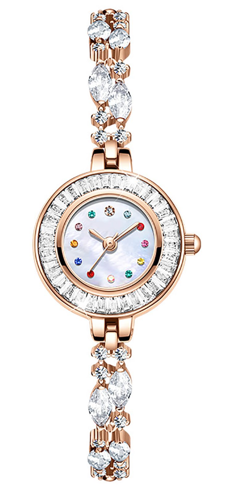 Women's Luxury Wristwatch Bracelet Analog Quartz Wrist Watch for Ladies